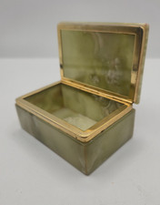 🟩 Vintage Schmuckdose Onyx