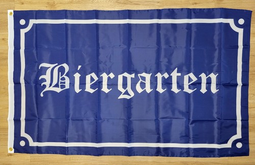 Fahne flagge biergarten - fahne,