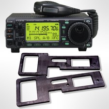Maßgefertigt Seite Schiene Schutz Griffe für Icom IC706, IC706Mk2G HF / Vhf