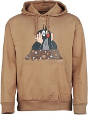 Der kleine Maulwurf Kapuzenpullover Herren Maulwurf braun