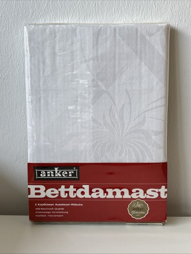 Anker bettdamast damast weiß - bettdamast,