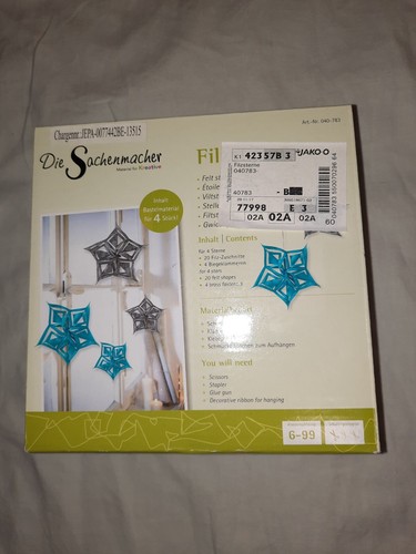 Die sachenmacher filzsterne - -,