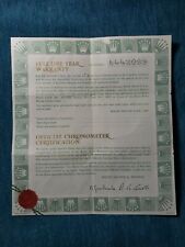 Rolex Zertifikat Garantie für