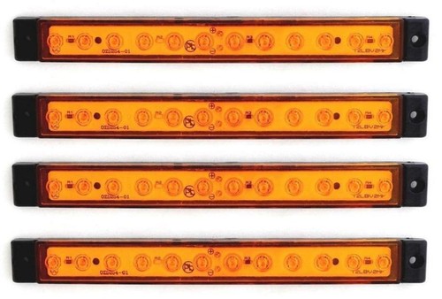 12v orange leds - 4x,