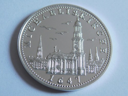 Medaille michaelis kirche - st.michaelis,