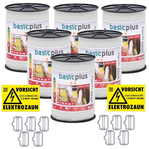 1200m 20mm weidezaun band - 1200m,