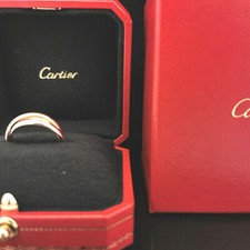 Cartier Ring Tricolor 18 K  750 / 1000 mit Original Box  [ 062612 ]