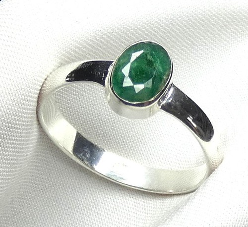 Smaragd ring 925 - 💚smaragd,