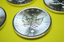 1 Oz Unze 9999 Silbermünze 5 Dollars Maple Leaf 2020 Canada Elizabeth RCM