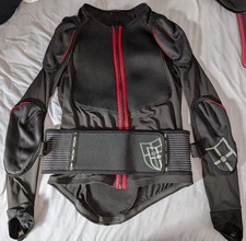 Super Shield Protektorenjacke, inkl. Protektoren Farbe: Schwarz/Grau Größe: 2XL 