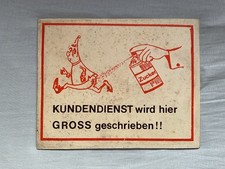 Altes Original DDR Werbung Schild HO Kaufhalle / Warenhaus / Werkstatt / Laden