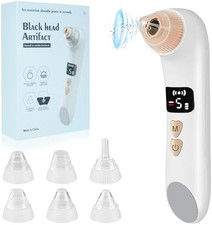 Mitesserentferner Porensauger Vakuumsauger 5 Modi 6 Saugspitzen Porenreiniger Mi