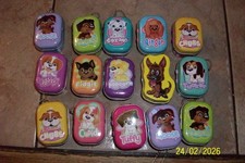 15 kleine Blechdosen mit