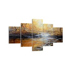 Wandbilder 125x70cm 5 tlg