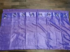 Taft / Voile Schal mit Ösen Lila 140 x 245 cm Fertiggardine