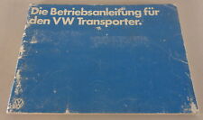 Betriebsanleitung / Handbuch VW T2 T2b Transporter / Bus Luftkühler von 08/1978