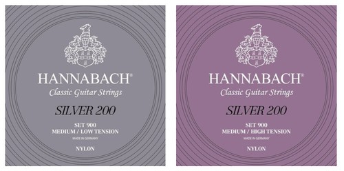 Hannabach 900 silver 200 - silver,