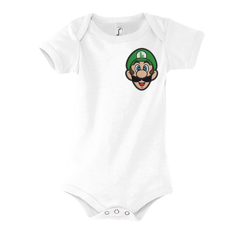 Strampler retro gaming - strampler, luigi