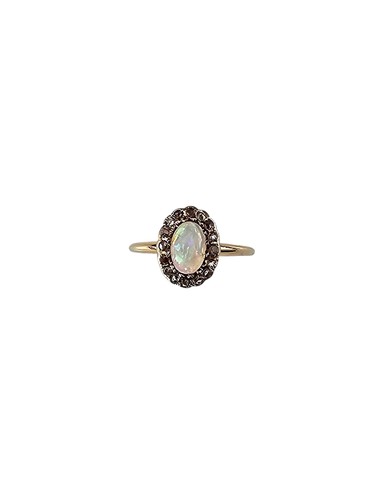 Antiker 12k gelbgold opal und - antiker,