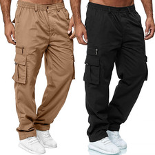 Herren Cargo Elastische Hose