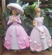 Damen figuren rosa weiß - 2,