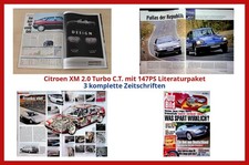 Citroen XM 2.0 Turbo C.T. mit 147PS Literaturpaket - 3 komplette Zeitschriften