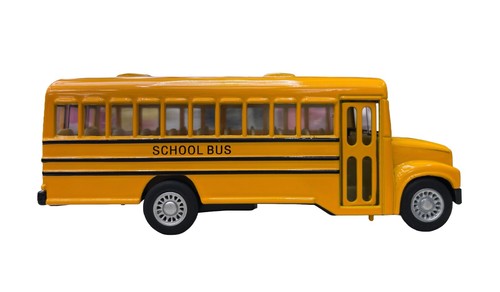 American yellow school bus - american,