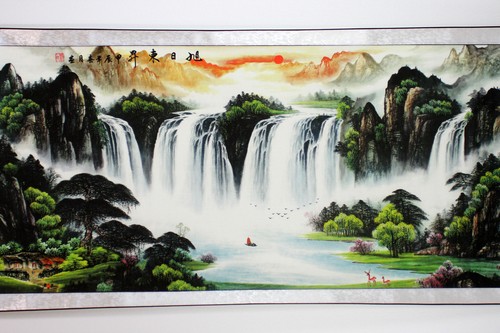 Wandbild wasserfall - wandbild,