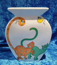 A24/40  Kaiser Vase SmArt-Cats Design Ute Patel-Missfeldt Höhe 22,5 cm