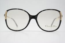 Vintage Brille Christian Dior 2299 Grau Gold Oval Brillengestell eyeglasses