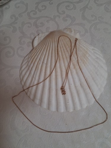 Vintage halskette rotgold - halskette,