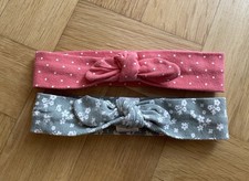 2er Set Baby Club Newborn Stirnband Haarband Schleife Mädchen