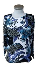 Futura Moda Pulli Blumenprint