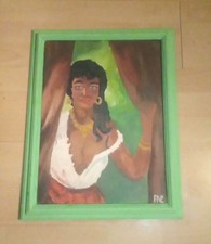 Gerahmtes Ölgemälde "Die