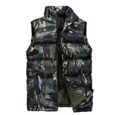Camouflage Herren Puffer Gilet