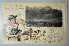 LITHO AK - GRUSS AUS BLUDENZ -