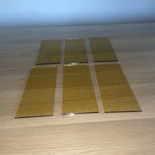 Vintage glasscheiben glas - 6,