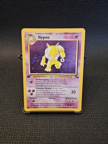 Pokémon karte hypno 1st - pokémon,