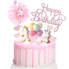 Einhorn tortendeko geburtstag - einhorn,