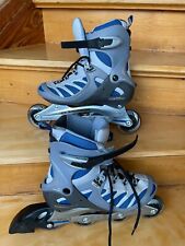 Salomon Inliner Gr. 39 2/3 grau blau neuwertig Energyzer Shock Absorber