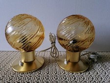 DDR Nachttischlampen "Karl Gärtner" Vintage original 60/70er Höhe 21cm