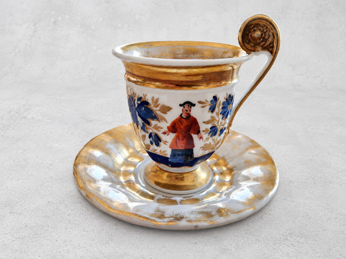 Porzellan glockentasse mit - mit, ut