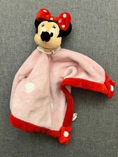 Minnie Mouse Maus Disneyland Paris rosa Kuscheltuch Schmusetuch Schnuffeltuch