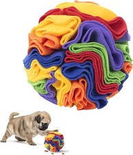 Schnüffelball/Schnüffelteppich für Hunde: Waschbar, Intelligenzspielzeug (15cm)