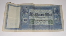 Alter 100 Mark Schein – Reichsbanknote 1920 – historisches Sammlerstück