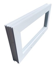Kellerfenster weiss 60 x 40 cm Isolierverglasung 3.3