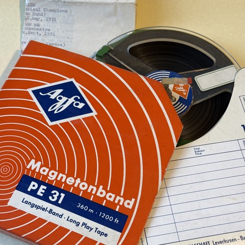 Tonband magnetonband agfa pe31 - agfa,