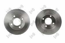 2x Bremsscheibe voll
