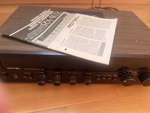 Rotel 402 hifi receiver mit - rotel,