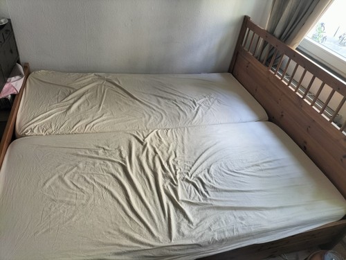 Bett 90x2 2 matratzen - bett, +